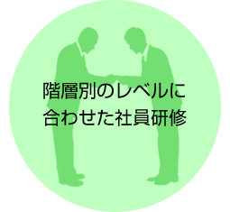 階層別のレベルに合わせた社員研修